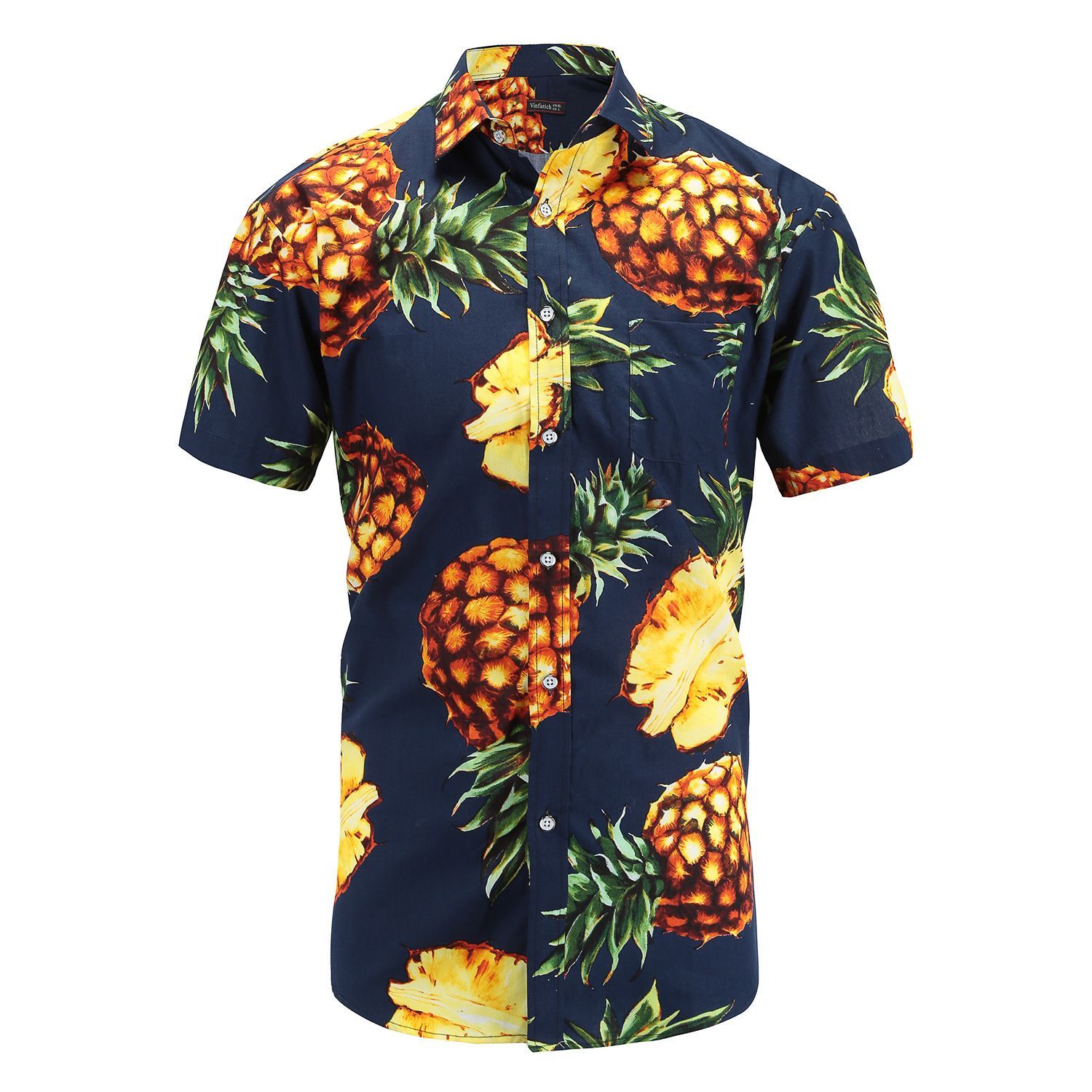 white hawaiian shirts for men