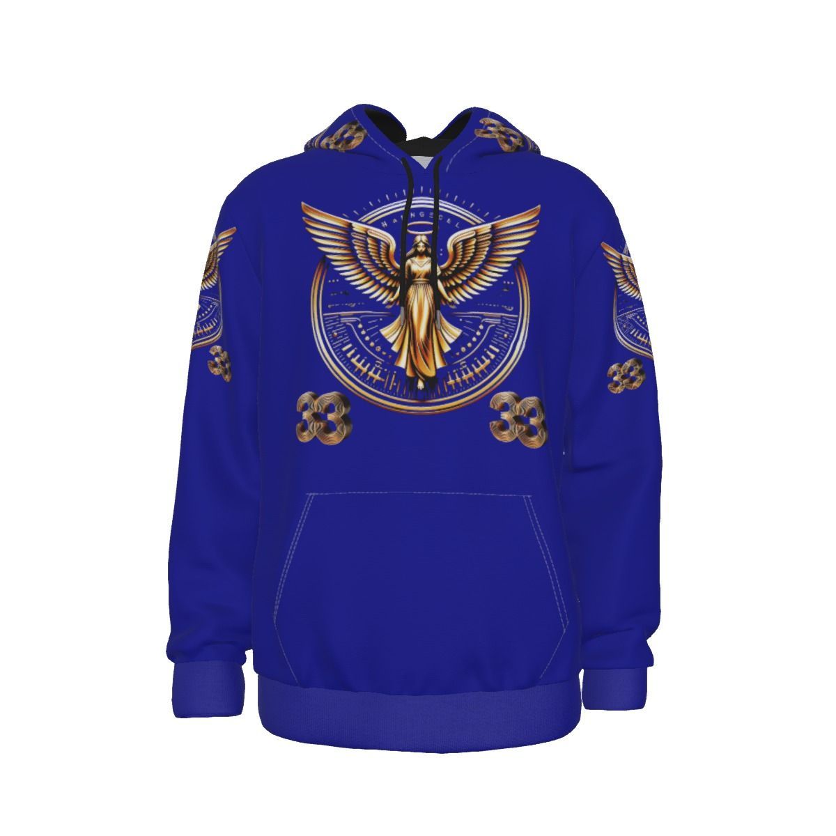 Purple Angel Number 33 Hoodie