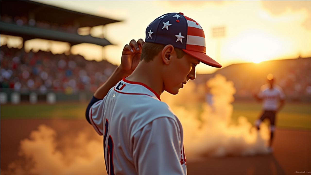 American Flag Cap