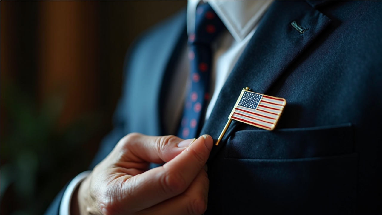 American Flag Pin