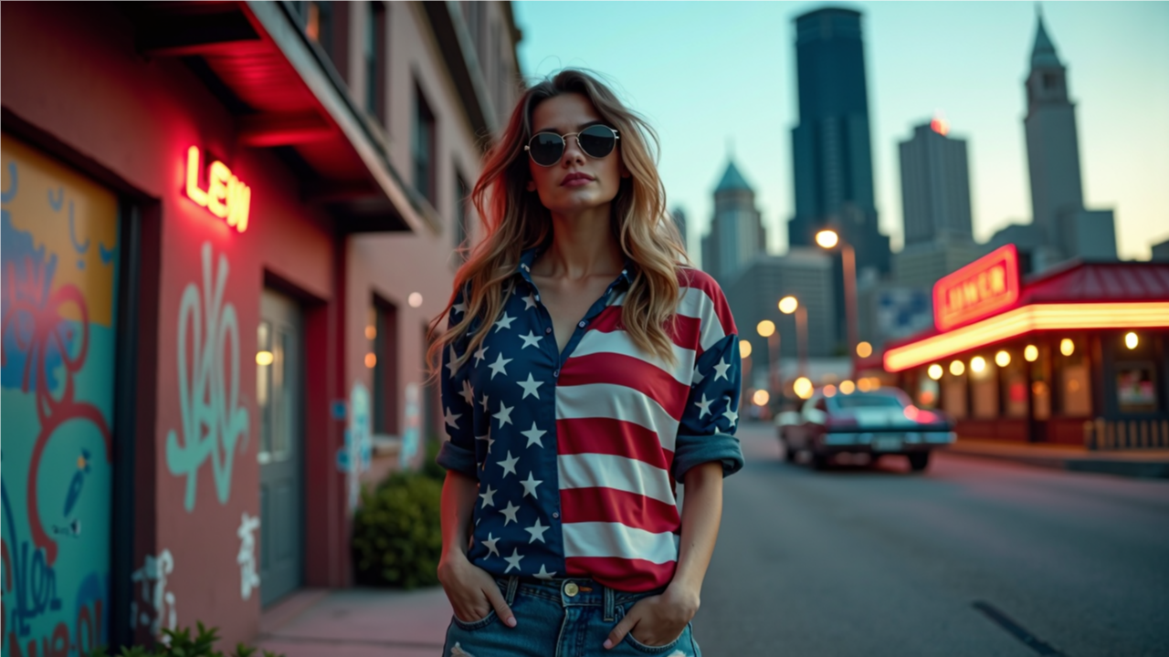 American Flag Shirt